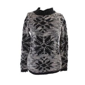 Women’s American Rag Cie Black Grey shine Sweater